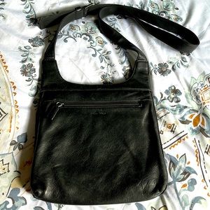 Nine West Black Leather Travel Purse